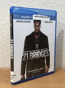 21 Bridges (Blu-Ray, 2019) Chadwick Boseman Widescreen SEE PICS! - Picture 1 of 8