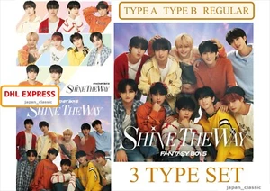 FANTASY BOYS SHINE THE WAY LIMITED EDITION CD A B REGULAR CD JAPAN JAPANESE - Picture 1 of 6