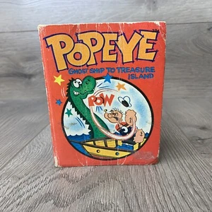 Popeye Ghost Ship to Treasure Island A Big Little Book Vintage 1967 - Picture 1 of 6