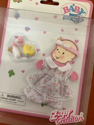 Zapf Baby Born Miniworld Vestido Rosa Lunares Conjunto Nuevo Ajuste Bolsillo Hada Pequeño BJD Foto 1 de 3