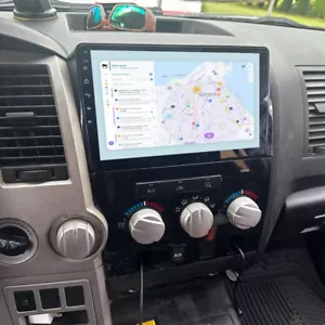 Radio FM estéreo para automóvil Carplay GPS BT para Toyota Tundra 2007-2013 Sequoia 2008-2019 - Imagen 1 de 16
