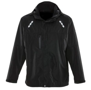 RefrigiWear leichte Regenjacke wasserdichter Regenmantel mit abnehmbarer Kapuze 2XL - Bild 1 von 1