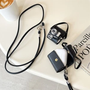 Retro Camera Earphone Case fit for Apple Airpods 4 Soft Silicone Headphone Cover - Picture 1 of 13