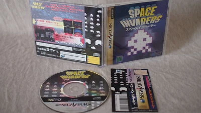 Space Invaders Sega Saturn Japan Tested SS VG RetroGaming - Image 1 of 4