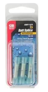 Splice Butt Heat Shrink Adhesive lined Transparent 16-14 Blue - Picture 1 of 1
