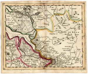 Rare Antique Map 15-BELGIUM-NETHERLANDS-ANTWERP-SCHELDE-Sanson-Mortier-1701 - Picture 1 of 1
