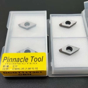 2 Stück DCGT11T301 CBN Wendeplatten DCMT11 DCGT11 für Abschreckstahl - Bild 1 von 5