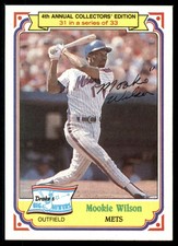 1984 Topps Drake's Mookie Wilson #31 NM-MT Or Better New York Mets