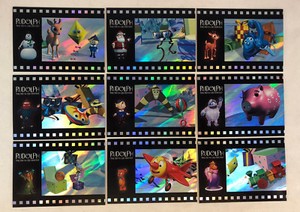 RUDOLPH THE RED-NOSED REINDEER Complete MOVIE REELS Chase Card Set  DART 2001 
