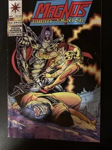 MAGNUS ROBOT FIGHTER SEP NO. 28 VALIANT COMIC BOOk - Picture 1 of 3