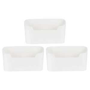 3 Pcs Wall Mount File Holder A4 Large Size Acrylic Hanging Paper File Organizer - Picture 1 of 5