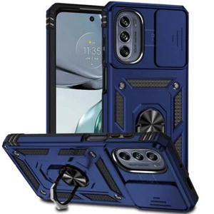 Privacy Case Fr Motorola Moto G62 5G G52 G82 Shockproof Stand Phone Camera Cover - Picture 1 of 22