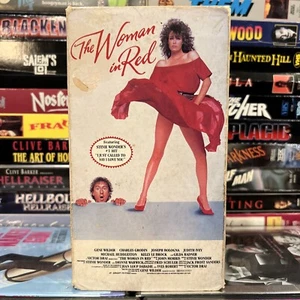 The Woman in Red 1984 VHS Tested Rental Gene Wilder Kelly LeBrock Sexy Comedy - Picture 1 of 15