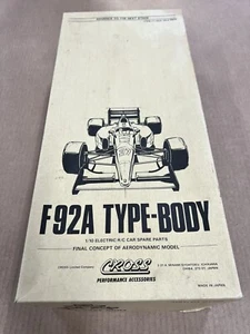 Raro 1/10 Cross Racing Ferrari F92A Juego de carrocería de plástico duro F1-92A Tamiya Kyosho - Imagen 1 de 14