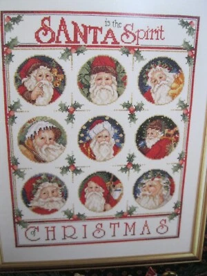 PATRÓN PUNTO DE CRUZ "NINE SANTA SAMPLER" DE SUDBERRY HOUSE Foto 1 de 2