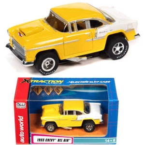 Chevy Bel Air Xtraction 1955 exclusivo del mundo automático para AFX HO Slot Car CP7983 - Imagen 1 de 5