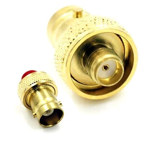 BNC Female Jack to SMA Female Jack RF Adapter Connector - Zdjęcie 1 z 1