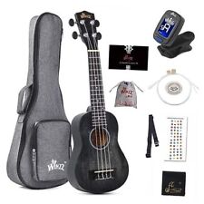  HAND RUBBED Series - 21 Inches Soprano Ukulele Vintage Hawaiian 21-inch Black for sale