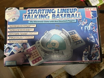 1988 Parker Bro. Baseball Starting Lineup Talking com todos os cartuchos 275+ cartões - Imagem 1 de 4