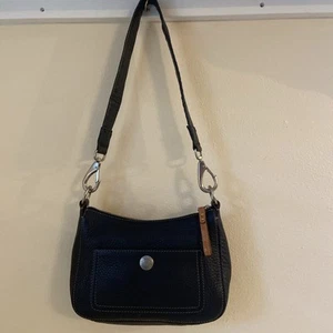 VINTAGE COACH HOBO leather bag PURSE Black 8E99 10x8x3 - Picture 1 of 21