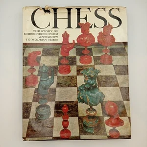 Chess: The Story of Chesspieces from Antiquity to Modern Times 1964 HB Book - Foto 1 di 11