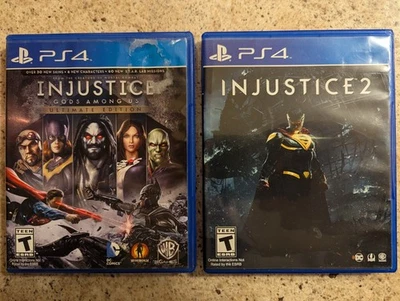 Injustice And Injustice 2 - PlayStation 4 / PS4 - Complete In Box / CIB. - Image 1 of 4