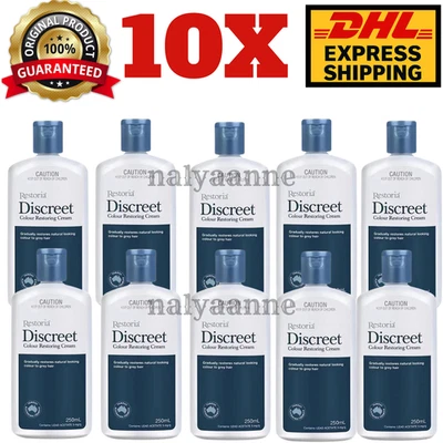 10X Restoria Discreet Hair Cream Gradual Color Restorer for Grey / Gray Hair - image 1 of 4