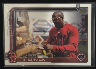 2025 Topps 更新 Aroldis Chapman 金镜 SSP #US116 — 第 1/2 张图片