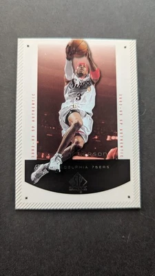 2002-03 SP Authentic #68 Allen Iverson 76ers READ See Pictures - Image 1 of 2