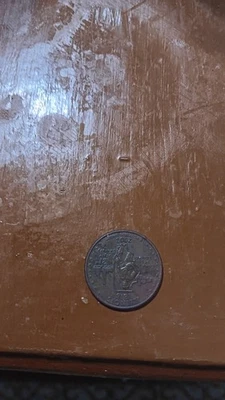 Copper Quarter ILLINOIS 1818 LAND OF LINCOLN  OIN - Image 1 of 3