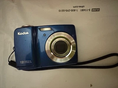 Cámara digital Kodak EasyShare CD82 12 MP apuntar y disparar azul — PROBADA más 2 GB aprox. Foto 1 de 4