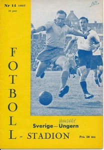Sweden v Hungary (Friendly International) 1957 - Picture 1 of 1