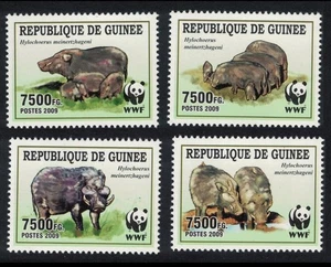 Guinea 2009 mint stamps MNH WWF - Wild boar - Picture 1 of 1