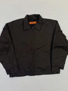 Red Kap Mechanic Technician Brown Work Jacket XL Industrial Auto Uniform #B06 - Picture 1 of 5