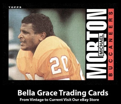 1985 Topps Michael Morton #174 Tampa Bay Buccaneers NFL Football - Image 1 of 2