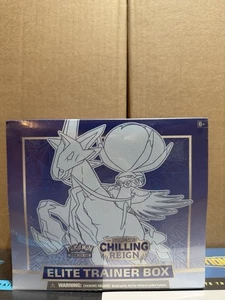 Pokemon TCG Sealed Sword & Shield Chilling Reign Elite Trainer Box ETB FAST SHIP - Picture 1 of 2