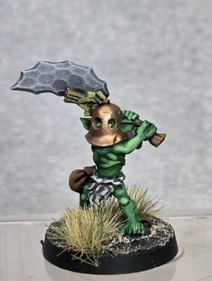 Juego de rol pintado D&D Dungeons & Dragons Pathfinder 28 mm Fantasy Goblin Barbarian  Foto 1 de 4