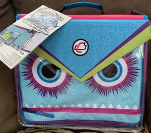 KIDS LAPTOP MONSTER MESSENGER BAG & 3-RING BINDER SUPER CUTE!! - Picture 1 of 5
