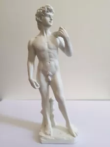 MICHELANGELO DAVID NUDE STATUE SCULPTURE FIGURINE ART ITALY RENAISSANCE - Picture 1 of 5