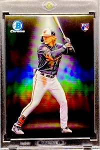 GUNNAR HENDERSON BLACK REFRACTOR ROOKIE RC Card SP Insert - ORIOLES MINT - Picture 1 of 12