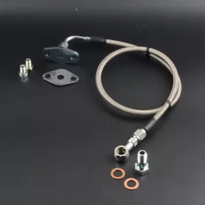 Kit de línea de alimentación de aceite turbo para MAZDA RX-7 FC3S con stock HITACHI HT18S 70 cm - Imagen 1 de 4