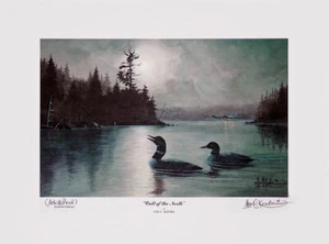 "CALL OF THE NORTH" Loons, Laughing Birds of the North s/n por Les Kouba - Imagen 1 de 1