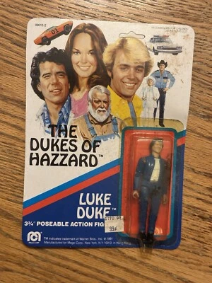 FIGURA DE ACCIÓN DUKES OF HAZZARD LUKE DUKE COLECCIONABLE NUEVO EN PAQUETE 1981 Foto 1 de 2