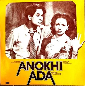 ANOKHI ADA - NAUSHAD MUSIC 1977 RARE LP OST BOLLYWOOD VINYL RECORD - Picture 1 of 2