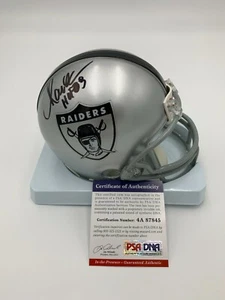MARCUS ALLEN signed/auto'd OAKLAND RAIDERS Throwback mini helmet w/HOF 03 - PSA - Picture 1 of 7