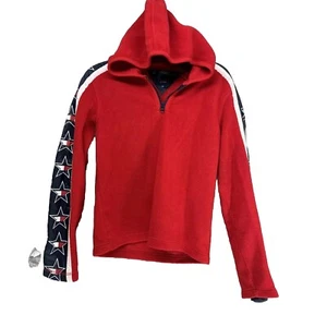 Tommy Jeans Hilfiger Med Hoodie Colorblock Fleece 1/4 Zip Y2K Americana Vintage 90 - Bild 1 von 10