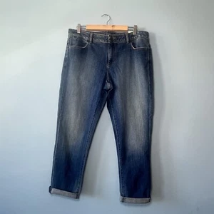 Talbots Signature Fit Ankle Jeans 16W Denim Deep Indigo New With Tags Plus Size - Picture 1 of 12