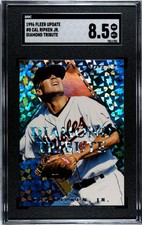 1996 Fleer Update Diamond Tribute #8 Cal Ripken SGC 8.5 POP 2!