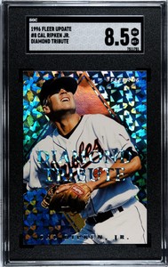 1996 Fleer Update Diamond Tribute #8 Cal Ripken SGC 8.5 POP 2!
