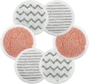 6 Pack S8201 S8001 S7001 S7201 S7005 Steam Mop Pads For Shark S7000 S7020 Scrub - Picture 1 of 6